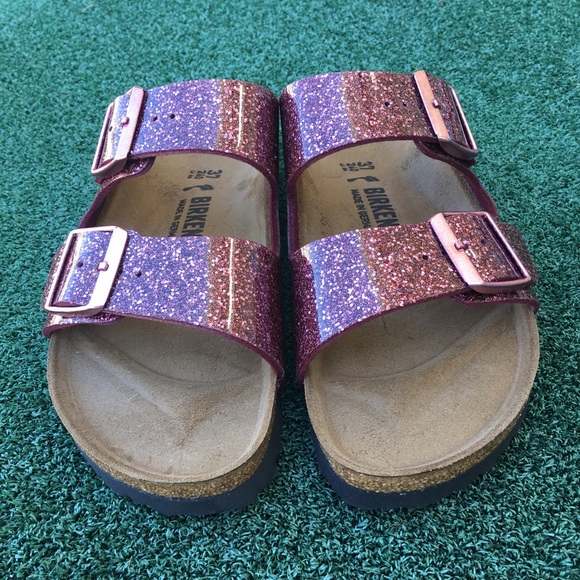 NWT Birkenstock Arizona Sandal Cosmic Sparkle Port - Picture 5 of 9